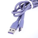 Maxlife kabel MXUC-04 USB - USB-C 1,0 m 3A fioletowy Maxlife kabel MXUC-04 USB - USB-C 1,0 m 3A fioletowy
