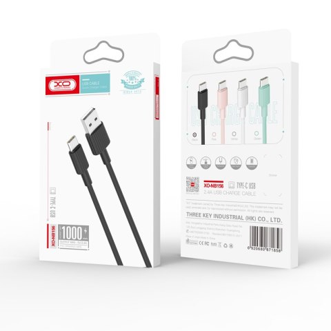 XO kabel NB156 USB - microUSB 1,0 m 2,4A biały XO kabel NB156 USB - microUSB 1,0 m 2,4A biały