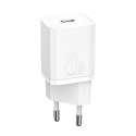 Baseus ładowarka sieciowa Super Si PD 20W 1x USB-C biała + kabel USB-C - Lightning Baseus ładowarka sieciowa Super Si PD 20W 1x USB-C biała + kabel USB-C - Lightning