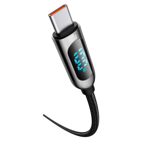 Baseus kabel Display PD USB-C - USB-C 1,0 m czarny 100W Baseus kabel Display PD USB-C - USB-C 1,0 m czarny 100W