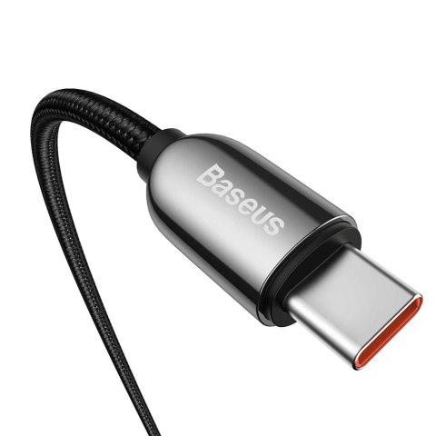 Baseus kabel Display PD USB-C - USB-C 1,0 m czarny 100W Baseus kabel Display PD USB-C - USB-C 1,0 m czarny 100W