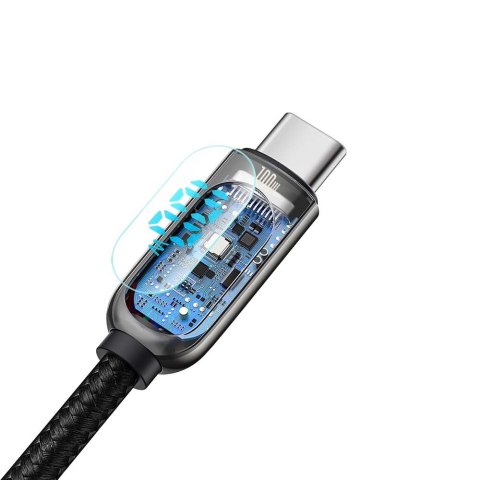 Baseus kabel Display PD USB-C - USB-C 1,0 m czarny 100W Baseus kabel Display PD USB-C - USB-C 1,0 m czarny 100W