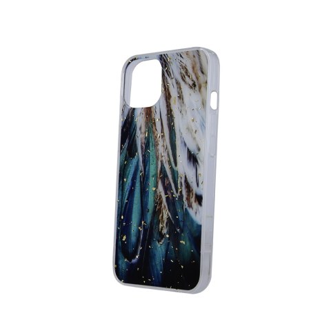 Nakładka Gold Glam do Samsung Galaxy A51 pióra Nakładka Gold Glam do Samsung Galaxy A51 pióra