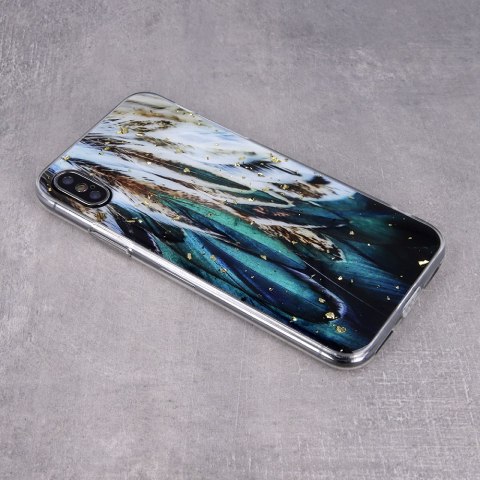 Nakładka Gold Glam do Samsung Galaxy A51 pióra Nakładka Gold Glam do Samsung Galaxy A51 pióra