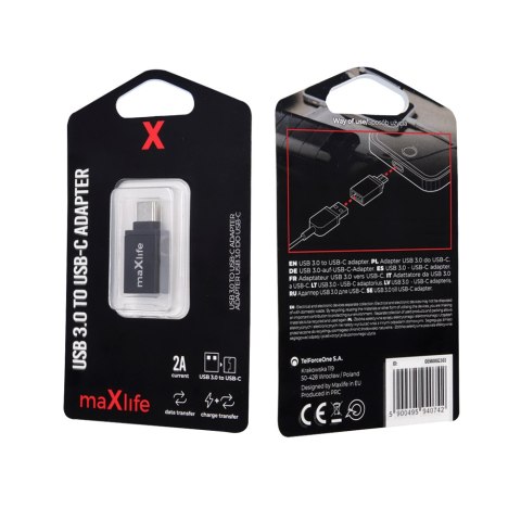 Maxlife adapter USB 3.0 do USB-C Maxlife adapter USB 3.0 do USB-C