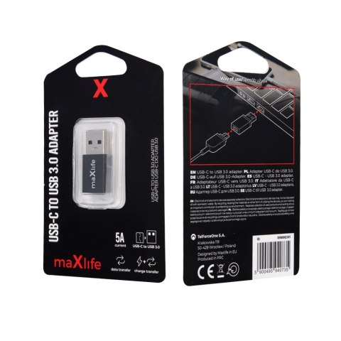 Maxlife adapter USB-C do USB 3.0 Maxlife adapter USB-C do USB 3.0