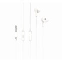 XO słuchawki przewodowe EP39 jack 3,5mm douszne białe XO słuchawki przewodowe EP39 jack 3,5mm douszne białe