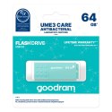 Goodram pendrive 64GB USB 3.0 UME3 Care jasnozielony Goodram pendrive 64GB USB 3.0 UME3 Care jasnozielony