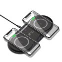 XO ładowarka bezprzewodowa indukcyjna WX025 2w1 czarna 20W