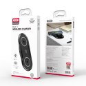 XO ładowarka bezprzewodowa indukcyjna WX025 2w1 czarna 20W