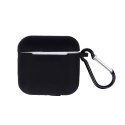 Etui do Airpods 3 czarne z haczykiem Etui do Airpods 3 czarne z haczykiem