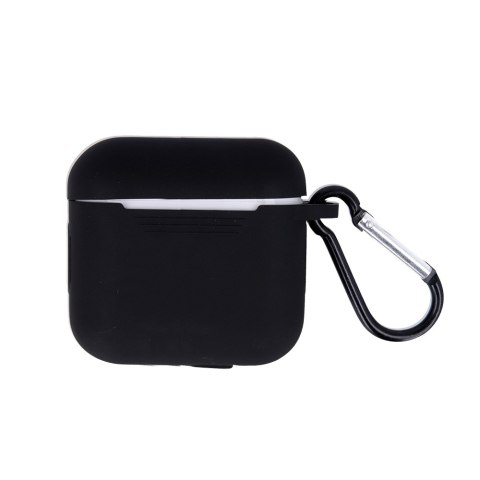 Etui do Airpods 3 czarne z haczykiem Etui do Airpods 3 czarne z haczykiem