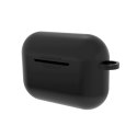 Etui do Airpods 3 czarne z haczykiem Etui do Airpods 3 czarne z haczykiem