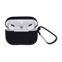 Etui do Airpods 3 czarne z haczykiem Etui do Airpods 3 czarne z haczykiem