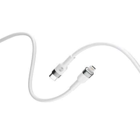 Forever kabel Flexible USB-C - Lightning 1,0 m 20W biały Forever kabel Flexible USB-C - Lightning 1,0 m 20W biały