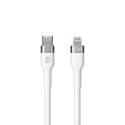 Forever kabel Flexible USB-C - Lightning 1,0 m 20W biały Forever kabel Flexible USB-C - Lightning 1,0 m 20W biały