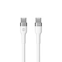 Forever kabel Flexible USB-C - USB-C 2,0 m 60W biały Forever kabel Flexible USB-C - USB-C 2,0 m 60W biały