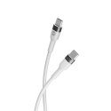 Forever kabel Flexible USB-C - USB-C 2,0 m 60W biały Forever kabel Flexible USB-C - USB-C 2,0 m 60W biały