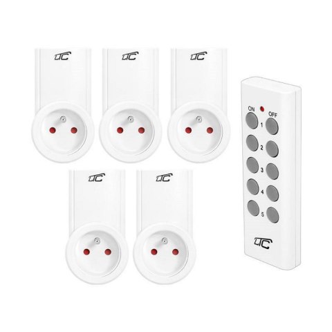 Gniazdo sieciowe sterowane pilotem x5 LTC Gniazdo sieciowe sterowane pilotem x5 LTC