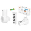 Gniazdo sieciowe sterowane pilotem x5 LTC Gniazdo sieciowe sterowane pilotem x5 LTC