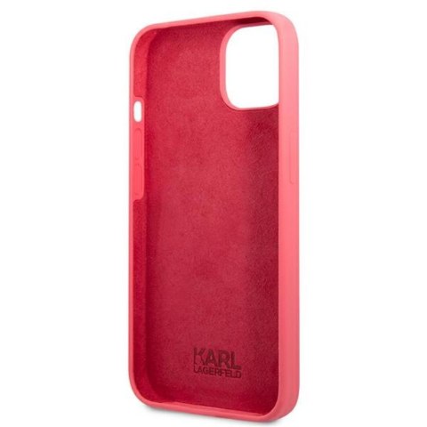 Karl Lagerfeld nakładka do iPhone 13 6,1" KLHCP13MSLMP1PI fuksja hard case Liquid Glitter Logo Karl Lagerfeld nakładka do iPhone 13 6,1" KLHCP13MSLMP1PI fuksja hard case Liquid Glitter Logo