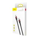 Baseus kabel Cafule PD USB-C - USB-C 2,0 m czerwono-czarny 60W Baseus kabel Cafule PD USB-C - USB-C 2,0 m czerwono-czarny 60W