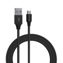 Devia kabel Gracious EC207 USB - MicroUSB 2,0 m 2,1A czarny Devia kabel Gracious EC207 USB - MicroUSB 2,0 m 2,1A czarny