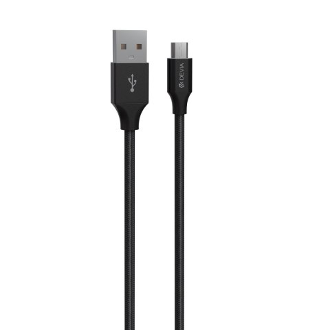 Devia kabel Gracious EC207 USB - MicroUSB 2,0 m 2,1A czarny Devia kabel Gracious EC207 USB - MicroUSB 2,0 m 2,1A czarny