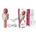Forever mikrofon z głośnikiem Bluetooth BMS-300 Lite różowe złoto