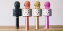 Forever mikrofon z głośnikiem Bluetooth BMS-300 Lite różowe złoto