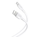 XO kabel NB212 USB - microUSB 1,0 m 2,1A biały XO kabel NB212 USB - microUSB 1,0 m 2,1A biały