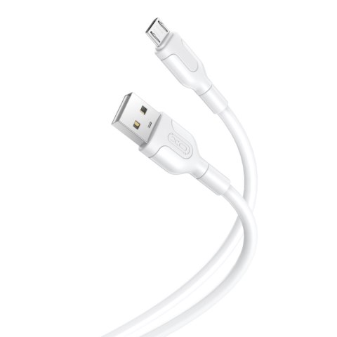 XO kabel NB212 USB - microUSB 1,0 m 2,1A biały XO kabel NB212 USB - microUSB 1,0 m 2,1A biały