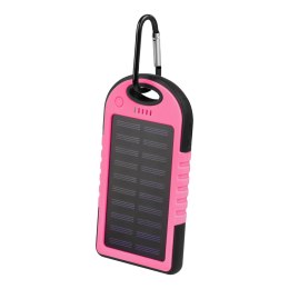 Setty power bank solarny SPBS-05 5000 mAh różowy