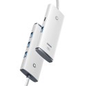 Baseus adapter HUB Lite USB-C do 4x USB 3.0 2,0m biały Baseus adapter HUB Lite USB-C do 4x USB 3.0 2,0m biały