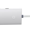Baseus adapter HUB Lite USB-C do 4x USB 3.0 2,0m biały Baseus adapter HUB Lite USB-C do 4x USB 3.0 2,0m biały