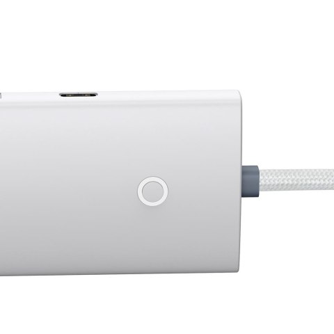 Baseus adapter HUB Lite USB-C do 4x USB 3.0 2,0m biały Baseus adapter HUB Lite USB-C do 4x USB 3.0 2,0m biały