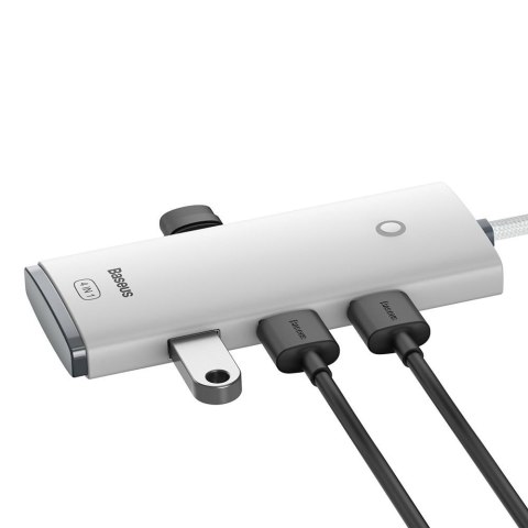 Baseus adapter HUB Lite USB-C do 4x USB 3.0 2,0m biały Baseus adapter HUB Lite USB-C do 4x USB 3.0 2,0m biały