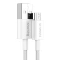 Baseus kabel Superior USB - microUSB 2,0 m 2,0A biały Baseus kabel Superior USB - microUSB 2,0 m 2,0A biały