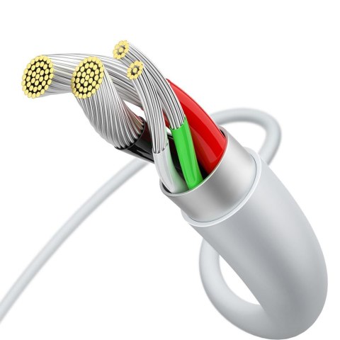 Baseus kabel Superior USB - microUSB 2,0 m 2,0A biały Baseus kabel Superior USB - microUSB 2,0 m 2,0A biały
