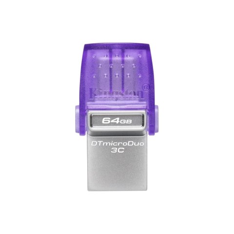 Kingston pendrive 64GB USB 3.0 / USB 3.1 DT microDuo 3C + USB-C Kingston pendrive 64GB USB 3.0 / USB 3.1 DT microDuo 3C + USB-C