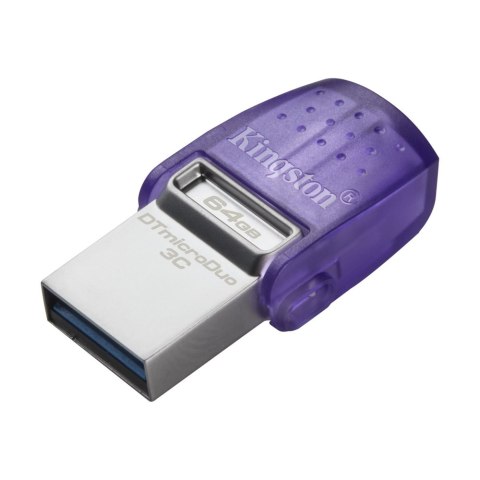 Kingston pendrive 64GB USB 3.0 / USB 3.1 DT microDuo 3C + USB-C Kingston pendrive 64GB USB 3.0 / USB 3.1 DT microDuo 3C + USB-C