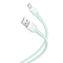 XO kabel NB212 USB - microUSB 1,0 m 2,1A zielony XO kabel NB212 USB - microUSB 1,0 m 2,1A zielony