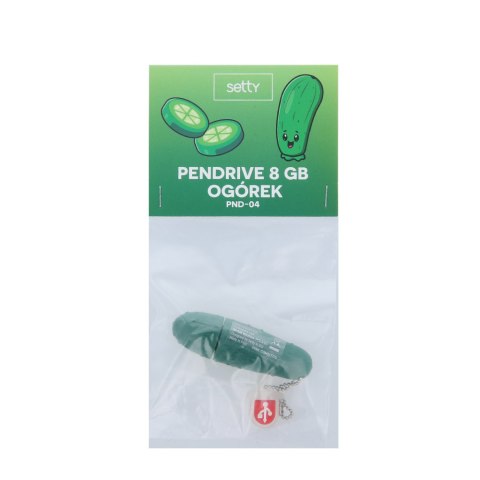 Setty Pendrive 8GB Ogórek PND-04 Setty Pendrive 8GB Ogórek PND-04
