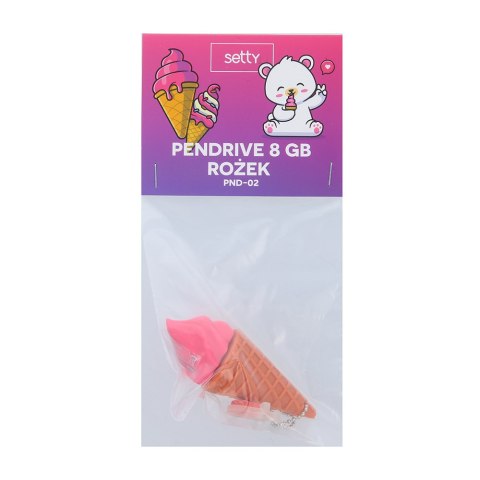 Setty Pendrive 8GB Rożek PND-02 Setty Pendrive 8GB Rożek PND-02