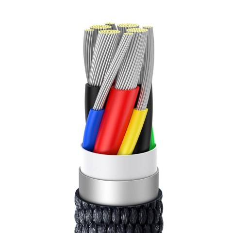 Baseus kabel Crystal Shine USB-C - USB-C 2,0 m 100W czarny Baseus kabel Crystal Shine USB-C - USB-C 2,0 m 100W czarny