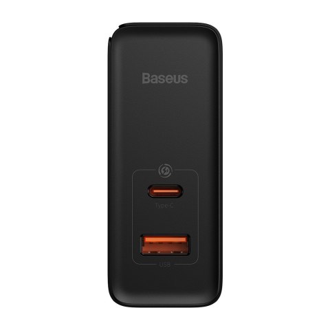 Baseus ładowarka sieciowa GaN5 Pro PD 100W 1x USB-C 1x USB czarna + kabel USB-C - USB-C Baseus ładowarka sieciowa GaN5 Pro PD 100W 1x USB-C 1x USB czarna + kabel USB-C - USB-C