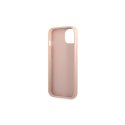 Guess nakładka do iPhone 14 Pro 6,1" GUHCP14LPSATLP różowa HC Saffiano PU Triangle Guess nakładka do iPhone 14 Pro 6,1" GUHCP14LPSATLP różowa HC Saffiano PU Triangle