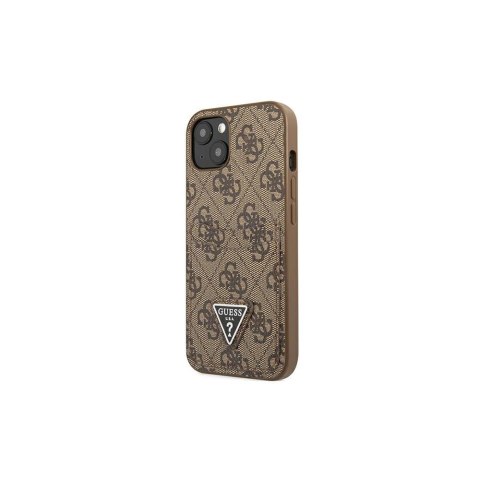 Guess nakładka do iPhone 13 Pro / 13 6,1" GUHCP13LP4TPW brązowa hardcase 4G Triangle Logo Cardslot Guess nakładka do iPhone 13 Pro / 13 6,1" GUHCP13LP4TPW brązowa hardcase 4G Triangle Logo Cardslot