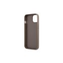 Guess nakładka do iPhone 13 Pro / 13 6,1" GUHCP13LP4TPW brązowa hardcase 4G Triangle Logo Cardslot Guess nakładka do iPhone 13 Pro / 13 6,1" GUHCP13LP4TPW brązowa hardcase 4G Triangle Logo Cardslot