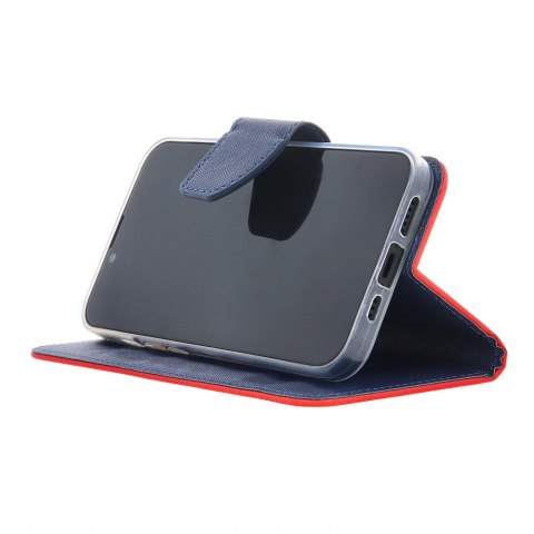 Etui Smart Fancy do Xiaomi Redmi 12C czerwono-granatowe Etui Smart Fancy do Xiaomi Redmi 12C czerwono-granatowe
